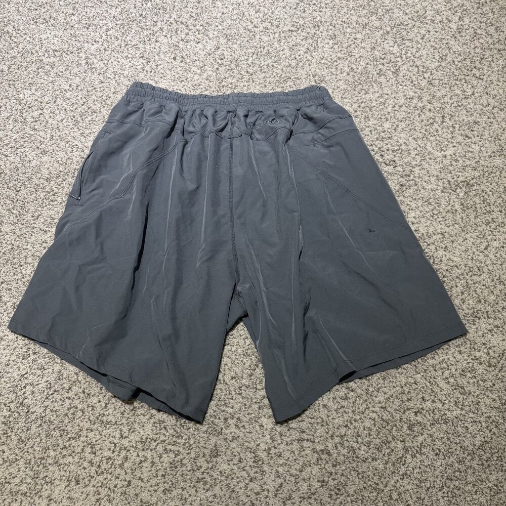Freeballers Men's XL Black Lined Athletic Shorts 7.5"